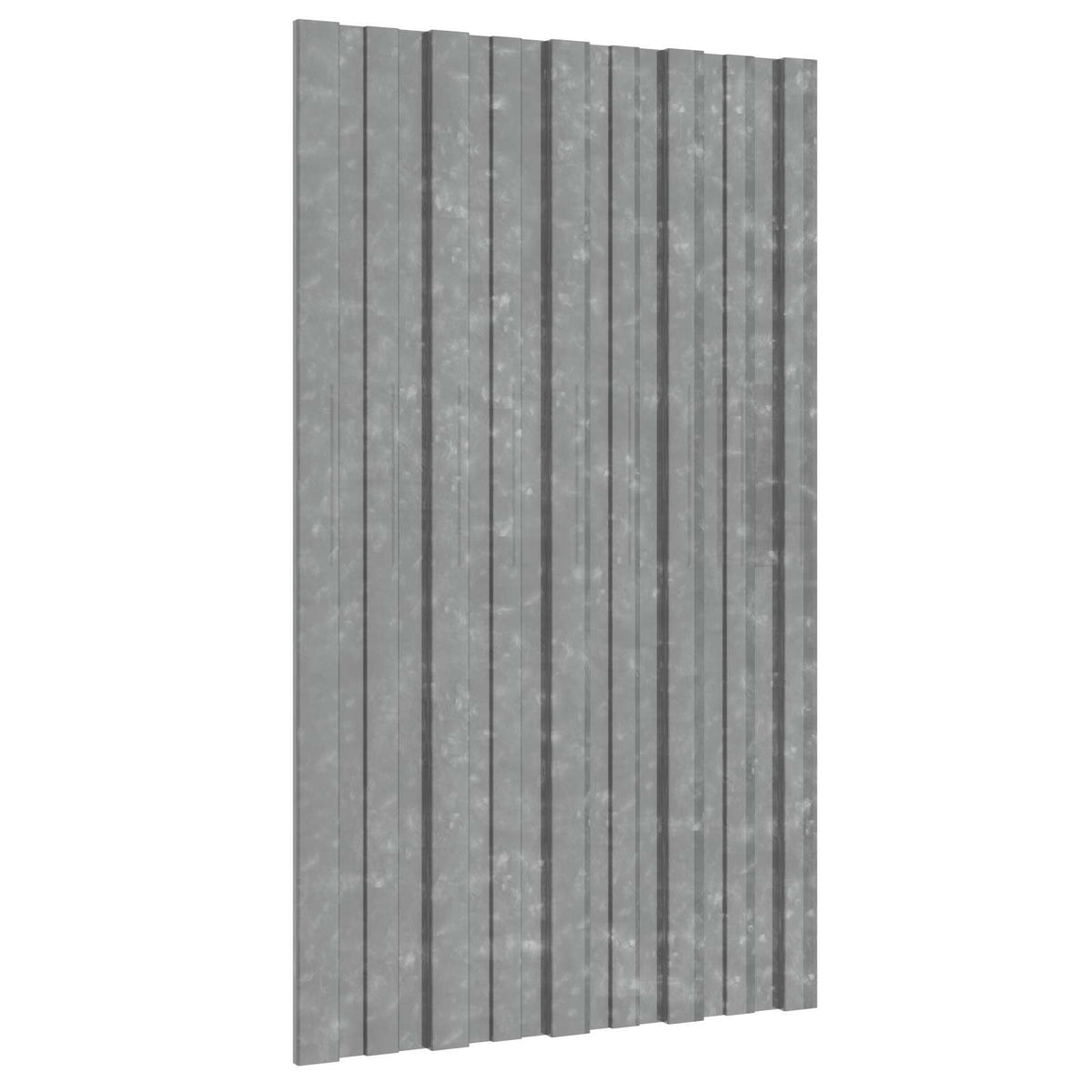 Roof Panel Galvanised steel 36 pcs Silver 80 x 45 cm