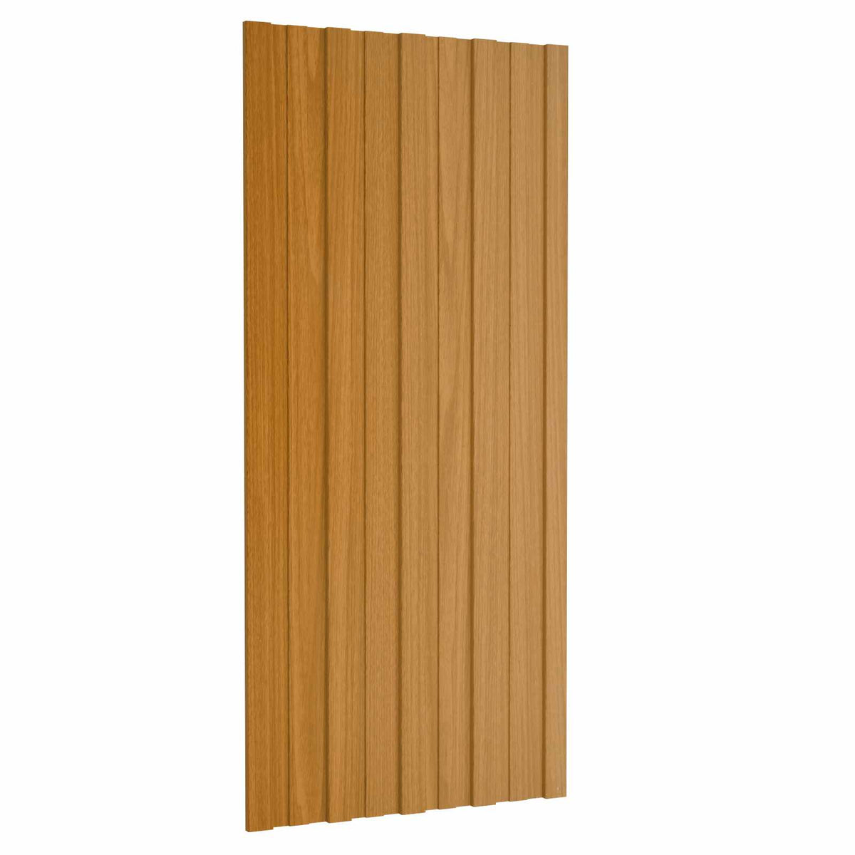 Roof Panel Galvanised steel 36 pcs Light wood 100 x 45 cm