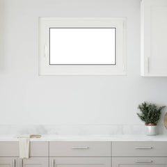 Basement Window Internal Colour RISOR 50 x 50 cm Tilting and Turn Right White Two-layer 90 cm 50 cm