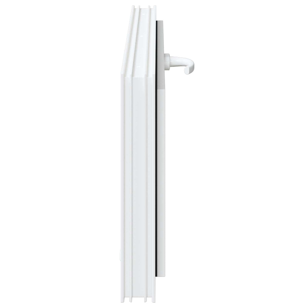 Basement Window Internal Colour RISOR with Double Glazing White Length 40 cm 100 cm