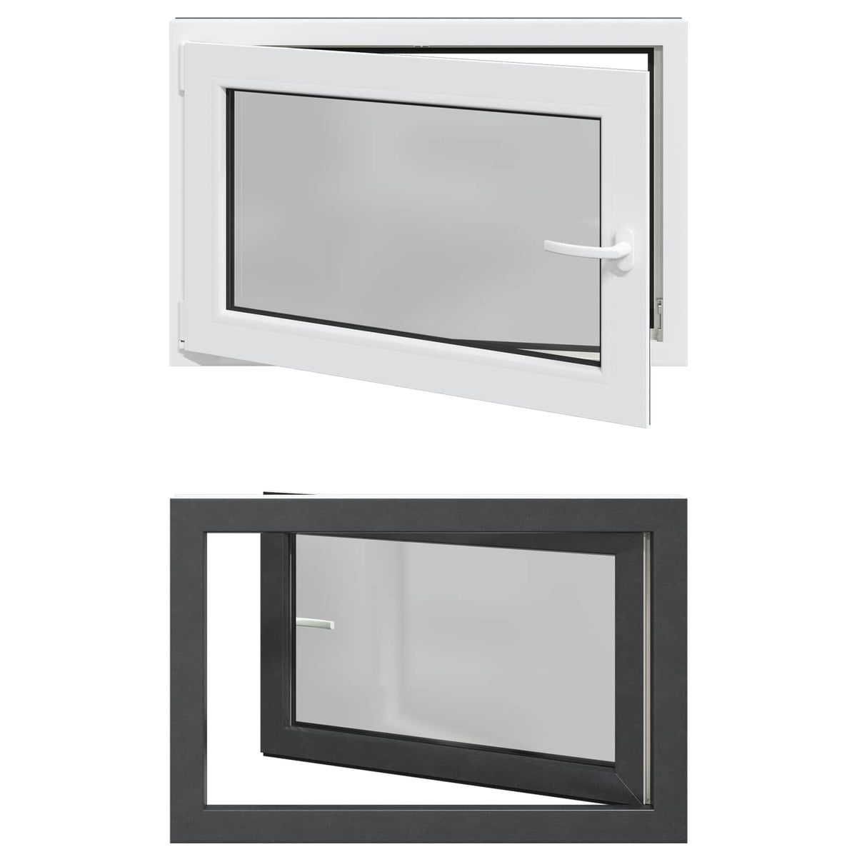 Basement Window Internal Colour White RISOR