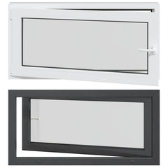 vidaXL Basement Window Internal Colour White RISOR 120 x 60 cm 2