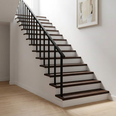 Stair Treads Solid Beech Wood Depth Dark Brown