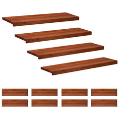 Stair Treads Solid Beech Wood Depth Brown