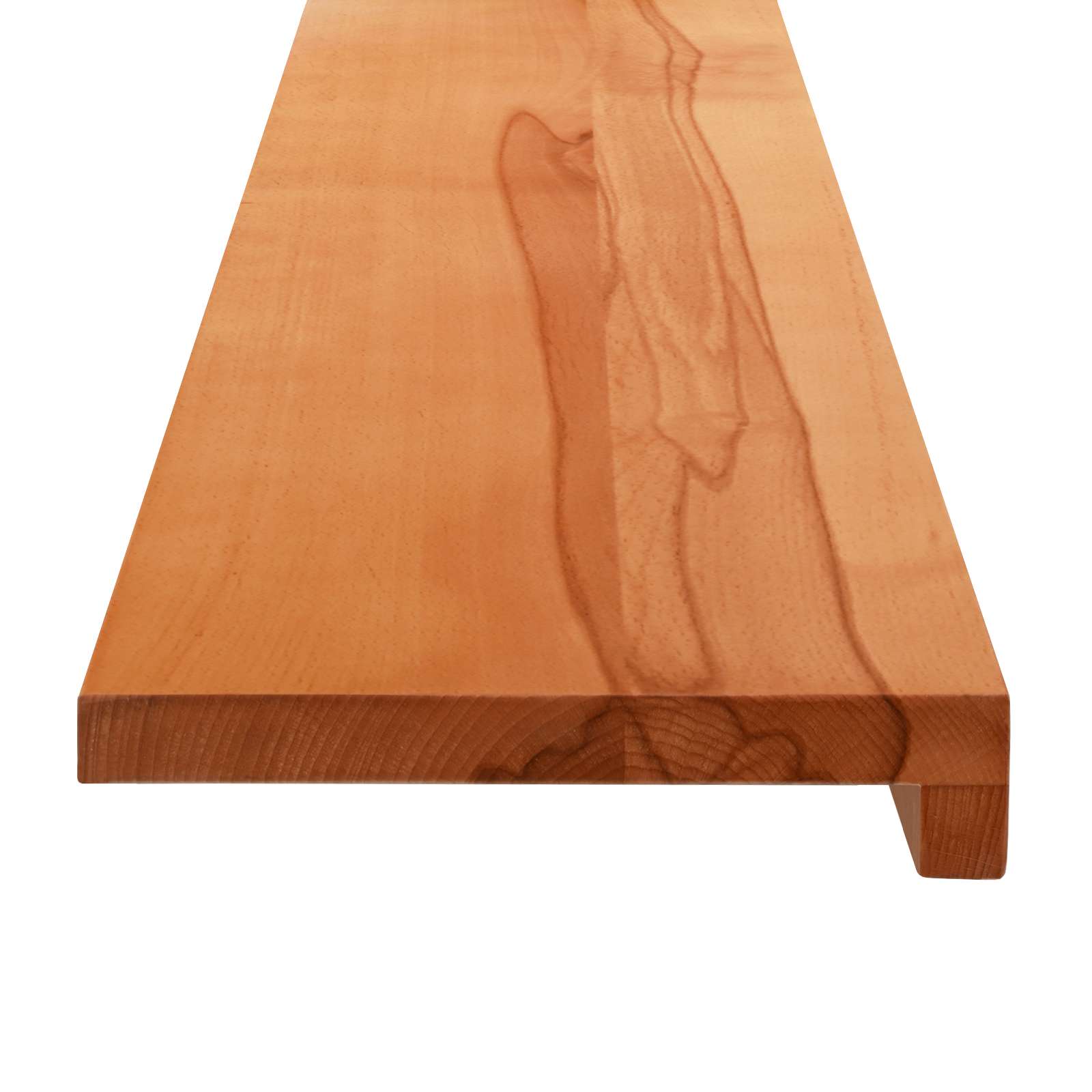 vidaXL Window Sills 2 pcs Light Brown 80x 25 x 2 cm Solid Beech Wood 3
