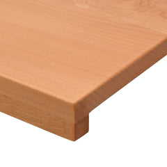 vidaXL Window Sills 2 pcs Varnished 80x 25 x 2 cm Solid Beech Wood 5