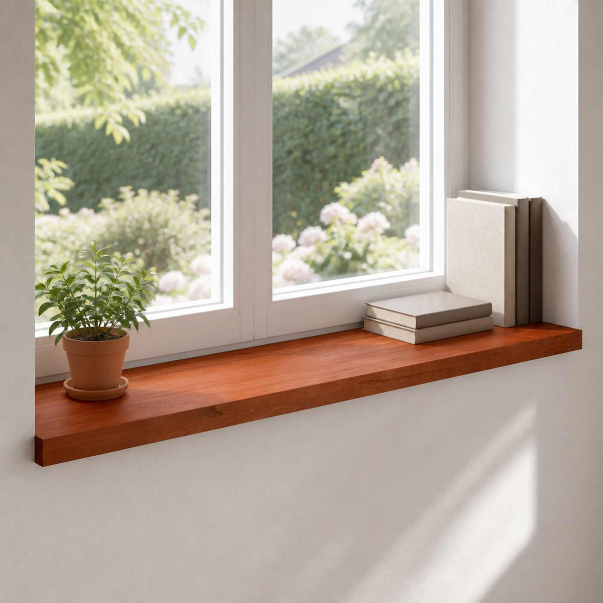 Window Sills 2 pcs Solid Beech Wood Depth 40 cm Brown 70 cm