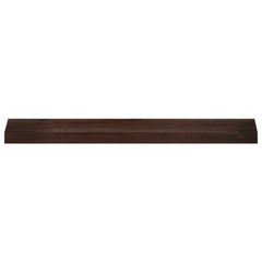 vidaXL Window Sills 2 pcs Dark Brown 100 x 20 x 2 cm Solid Beech Wood 2