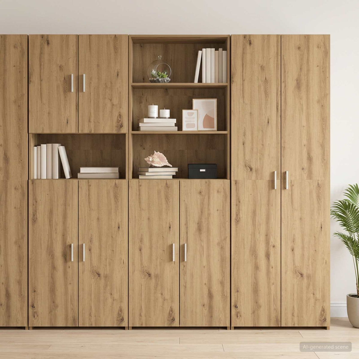 Highboard 70x42,5x185 cm Engineered Wood Artisan oak 70 x 42.5 x 185 cm