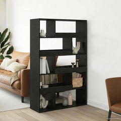 Bookcase 100x33x156.5 cm Engineered Wood Black oak