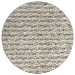 vidaXL Rug Beige Ø 120 cm 100% Polyester 3 mm Washable 2