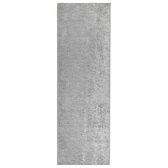 vidaXL Rug Grey 100 x 150 cm 100% Polyester 3 mm Washable 2