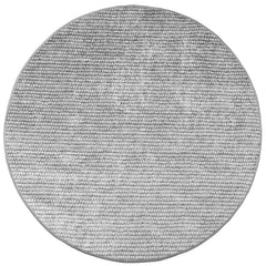 vidaXL Rug Grey Ø 120 cm 100% Polyester 3 mm Washable 2