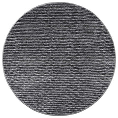 vidaXL Rug Anthracite Ø 120 cm 100% Polyester 3 mm Washable 2