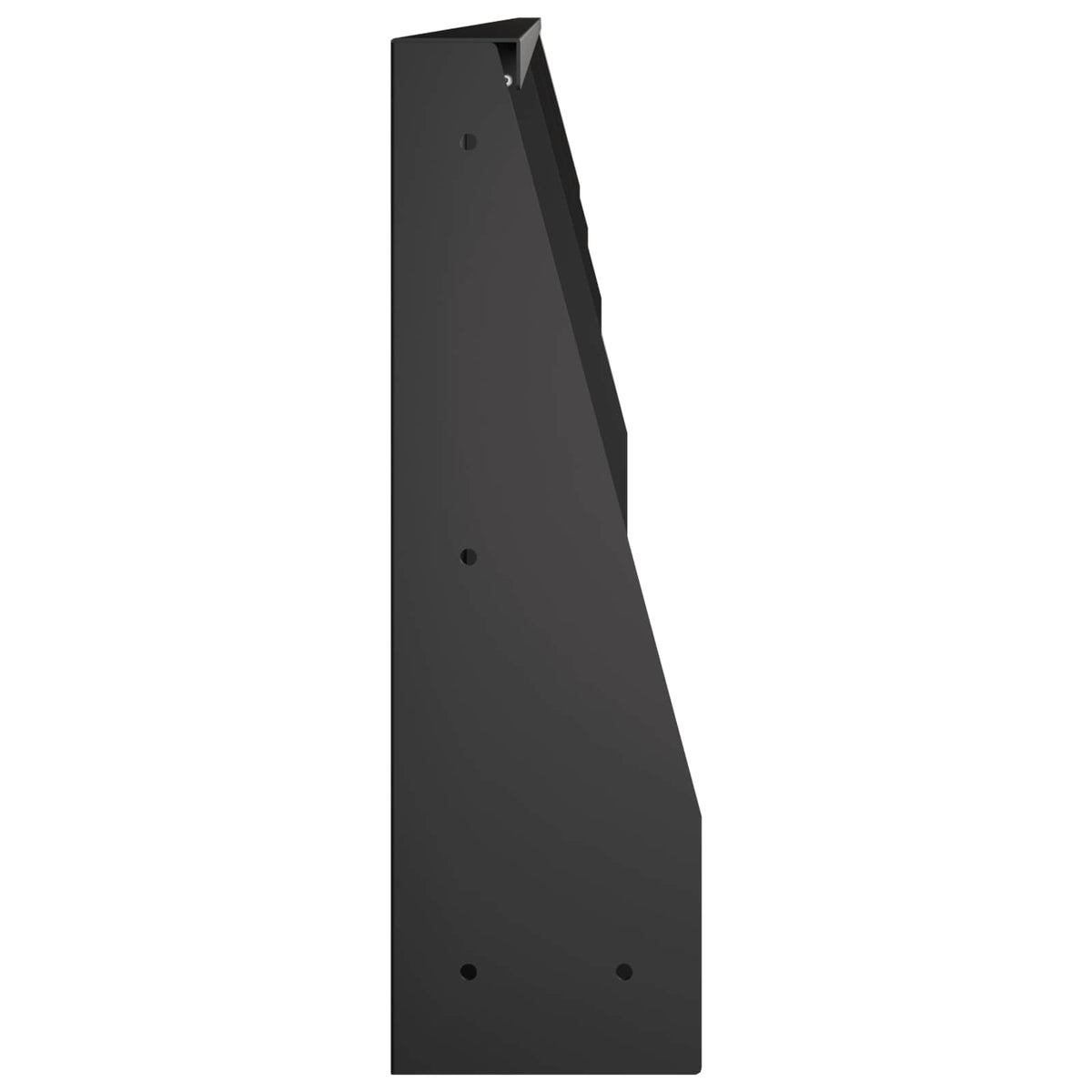 Retaining Wall 100 x 12 x 30 cm Steel 4 pcs Black