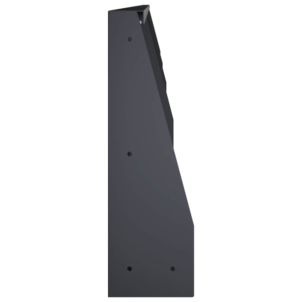 Retaining Wall 100 x 12 x 40 cm Steel 4 pcs Anthracite