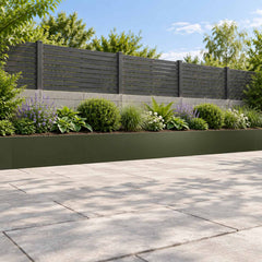 Retaining Wall Steel Olive green