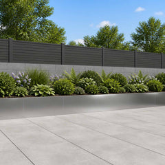 Retaining Wall 100 x 12 x 40 cm Steel 4 pcs Galvanised steel