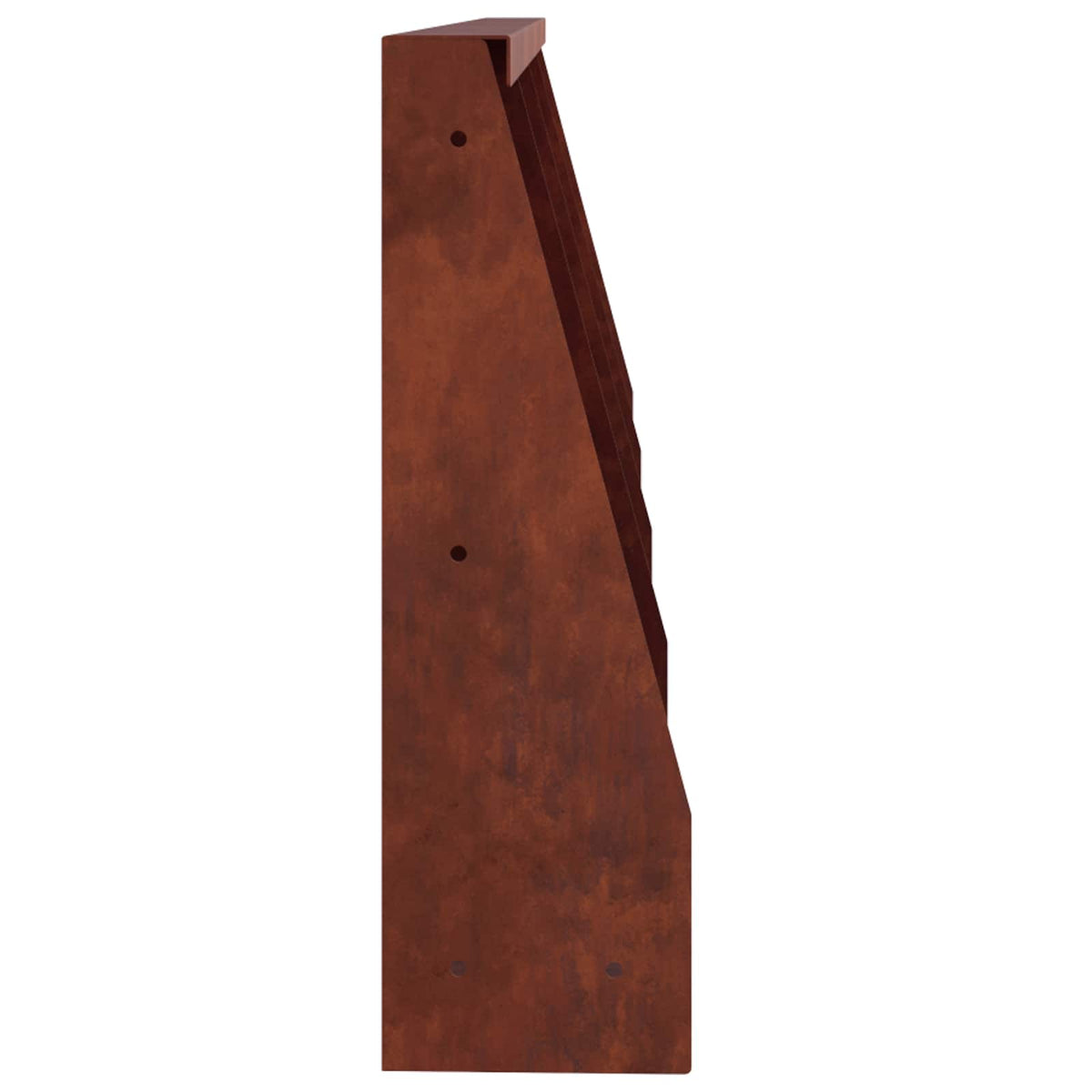 Retaining Wall 40 x 12 x 30 cm Steel 4 pcs Weathering steel