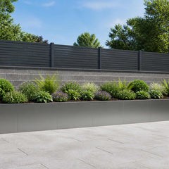 Retaining Wall 60 x 12 x 40 cm Steel 4 pcs Galvanised steel