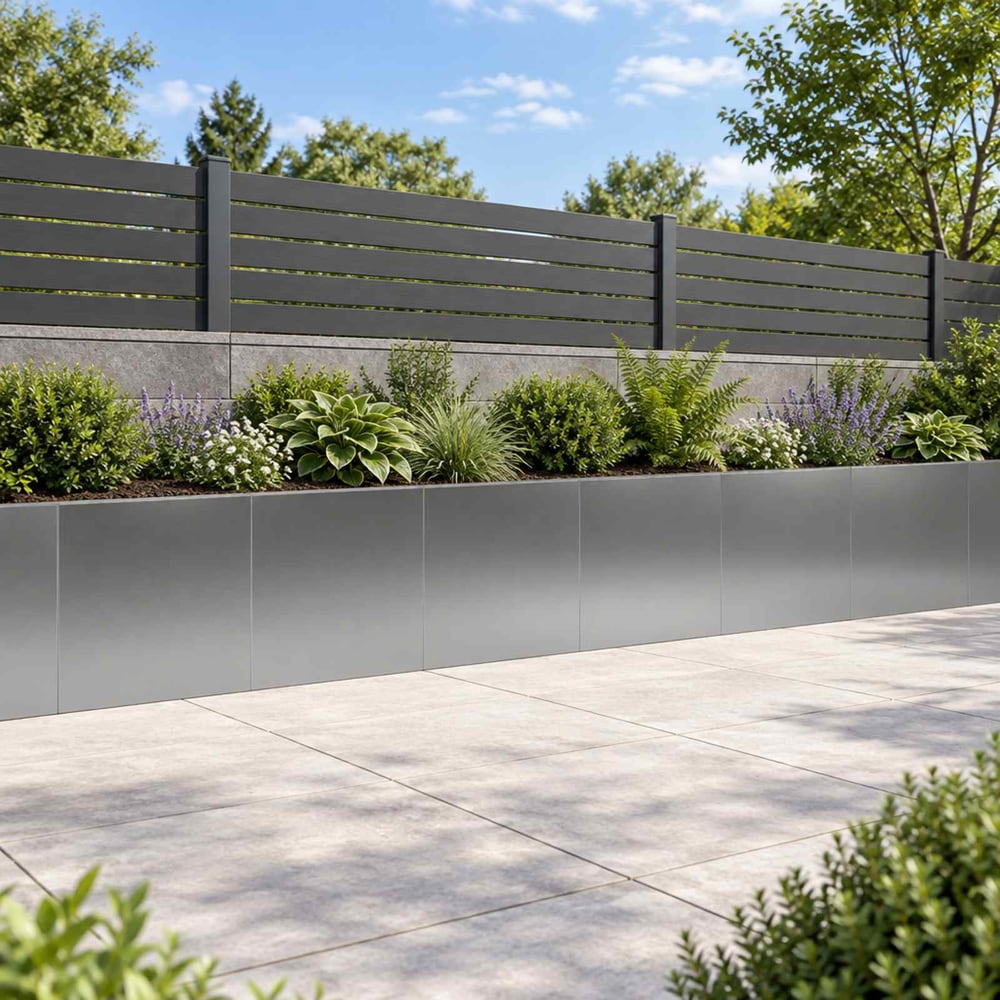 Retaining Wall Steel Galvanised