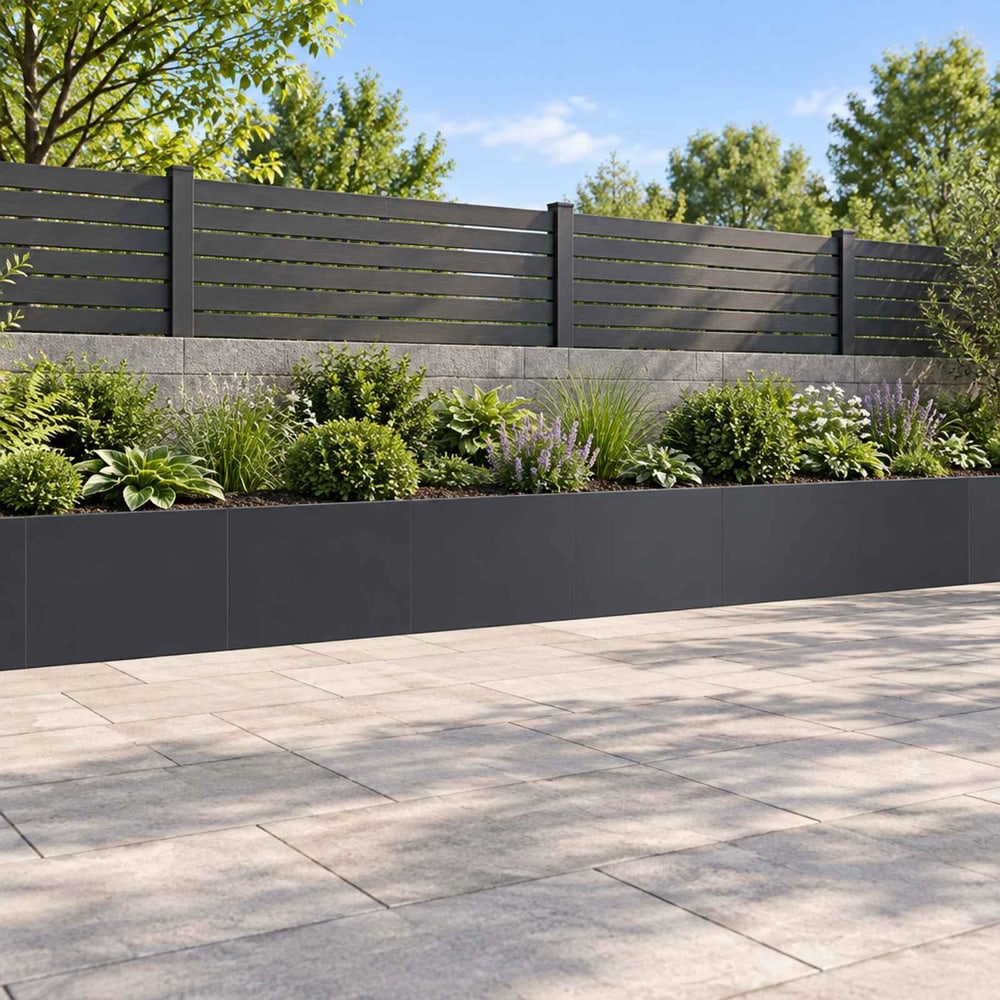 Retaining Wall Steel Anthracite