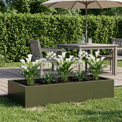 Retaining Wall Steel Olive green
