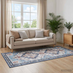 Rug Runner ORIZ 1150 gsm Width 80 cm Length 200 cm Light blue
