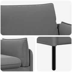 Sofa Velvet Dark grey