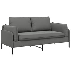 2-Seater Sofa 2-Seater 188 x 81 x 89 cm Velvet 145 cm Dark grey