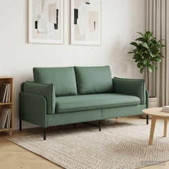 2-Seater Sofa 2-Seater 188 x 81 x 89 cm Velvet 145 cm Sea green