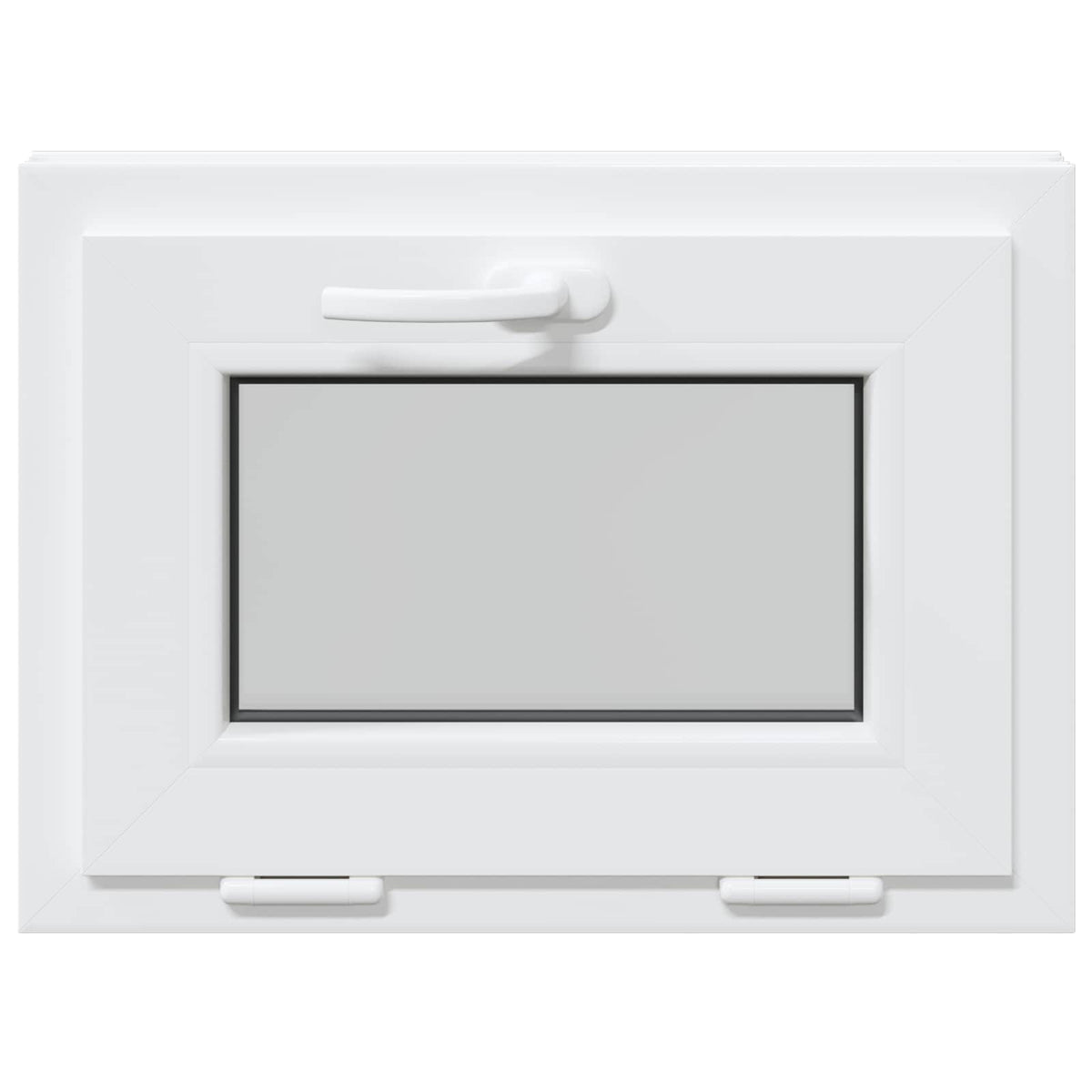 Basement Window Internal Colour RISOR with Triple Glazing White Length 40 cm 50 cm