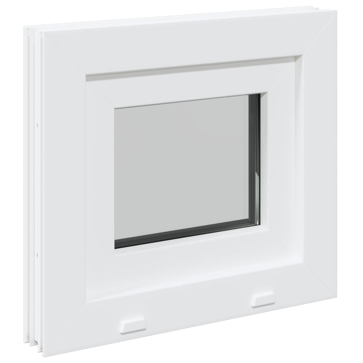 Basement Window Internal Colour RISOR with Triple Glazing White Length 45 cm 50 cm