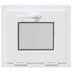 Basement Window Internal Colour RISOR with Triple Glazing White Length 45 cm 50 cm