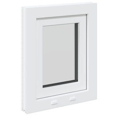 Basement Window Internal Colour RISOR Tilting Turn White