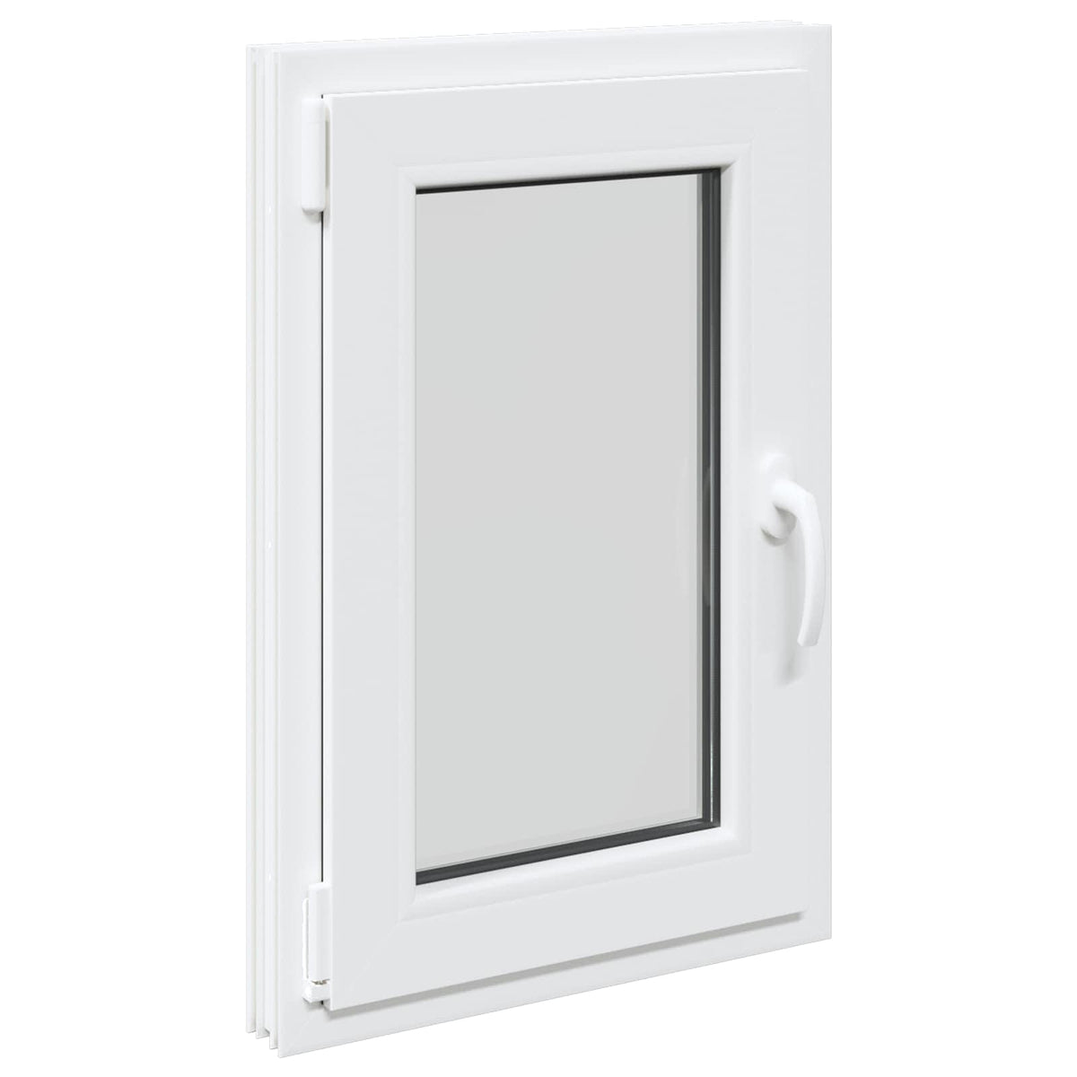 Basement Window Internal Colour RISOR Tilting Turn Left White