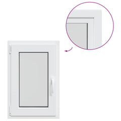 Basement Window Internal Colour RISOR Tilting Turn Left White