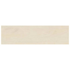 Solid Oak Wood Depth White