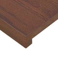 vidaXL Window Sills 2 pcs Dark Brown 80 x 15 x 2 cm Solid Oak Wood 6