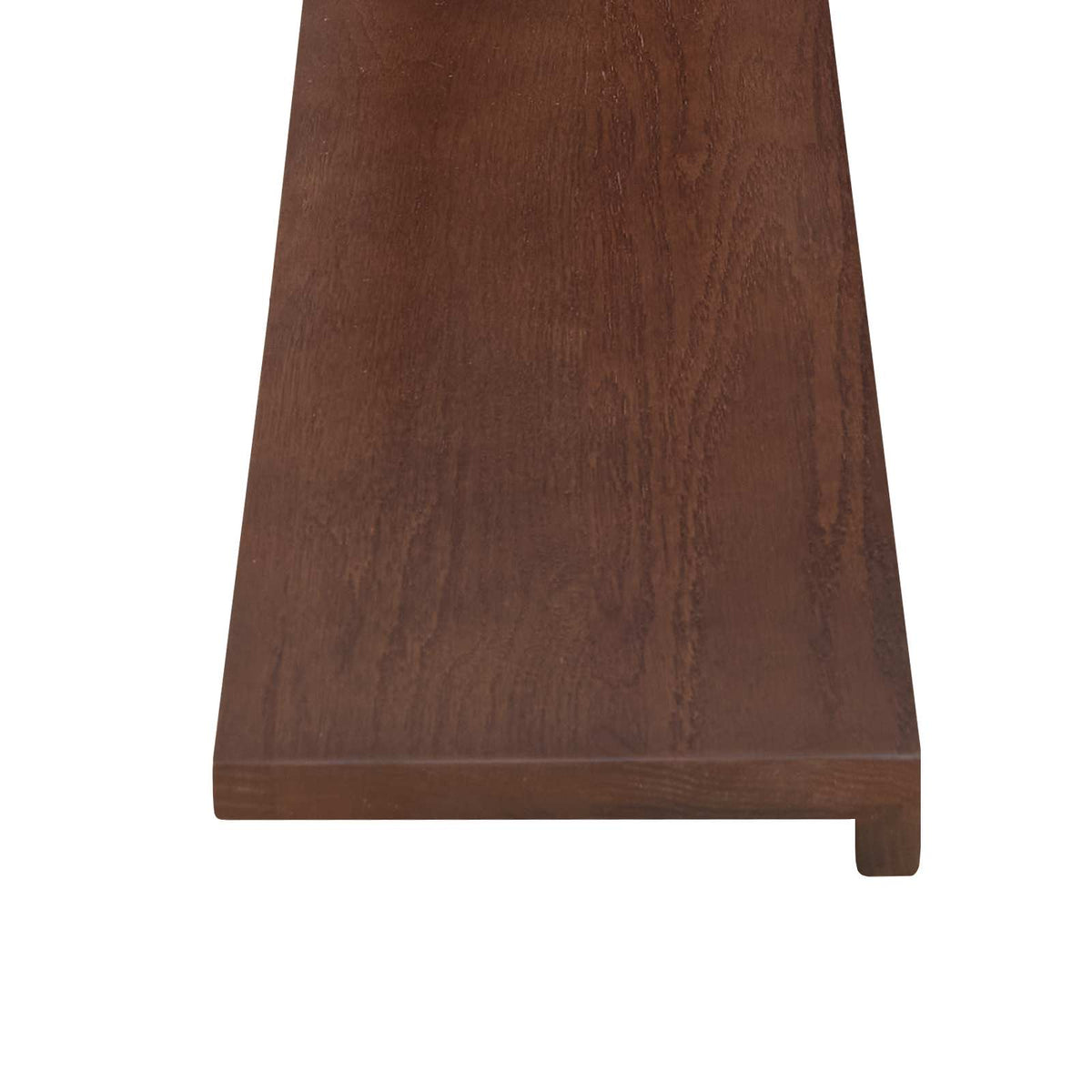Solid Oak Wood Dark Brown