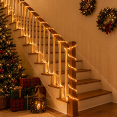 vidaXL Christmas LED Rope Light 480 LEDs Yellow 20 m 3