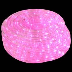 Christmas LED Rope Light 120 LEDs Pink 20 m