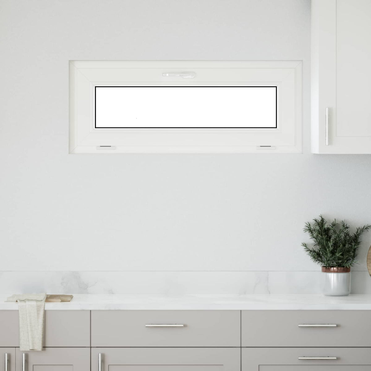 Basement Window Internal Colour RISOR Glazing White Length