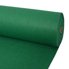 vidaXL Carpet Plain Green 1 x 12 m Fabric 2