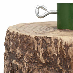 Christmas Tree Stand Trunk Shape Magnesium Oxide Ø 23 x 34 cm