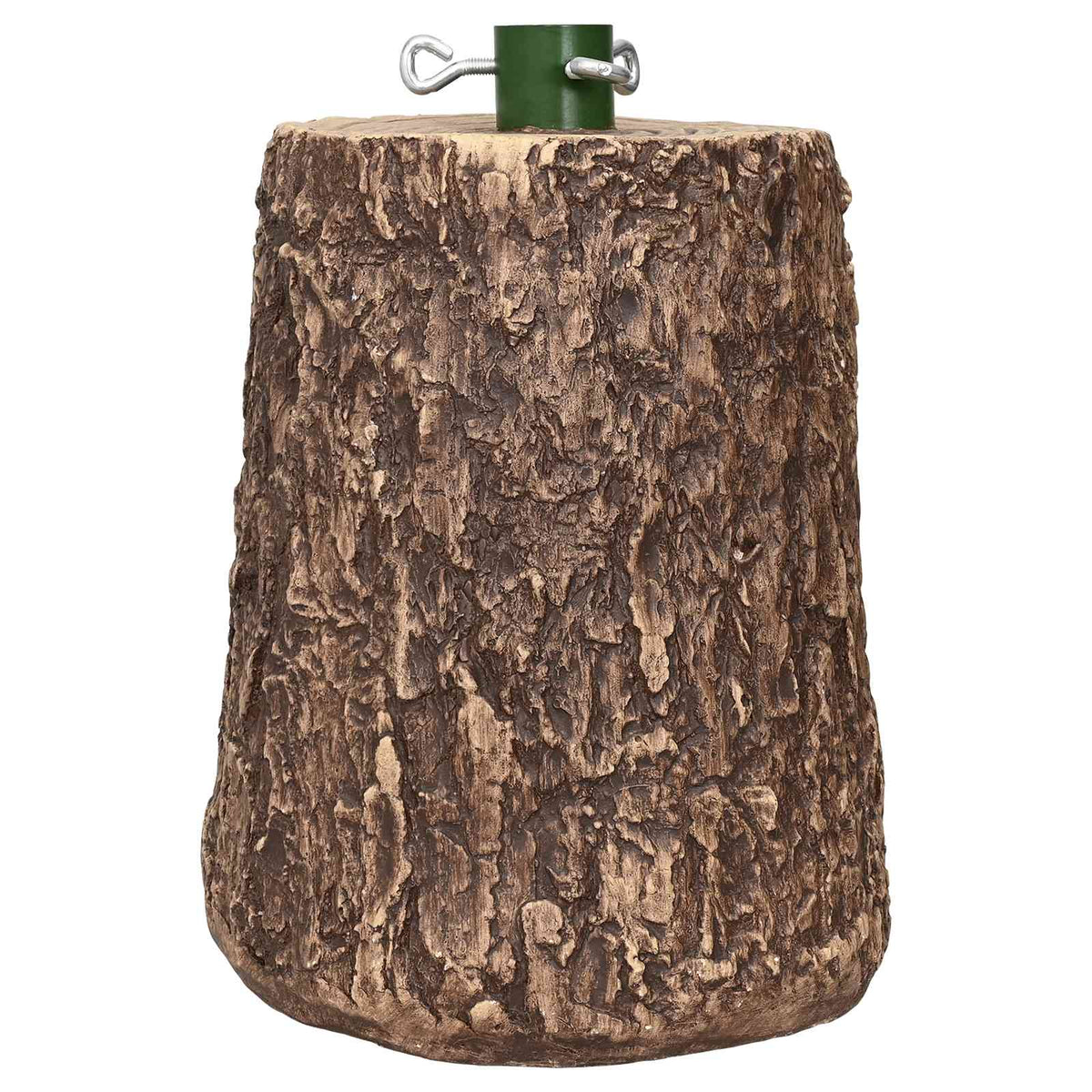 vidaXL Christmas Tree Stand Trunk Shape Ø 23 x 34 cm Magnesium Oxide 2