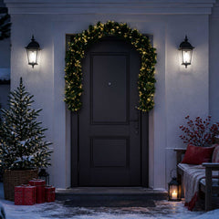 vidaXL Christmas Garland 48 LEDs Warm White PVC 3