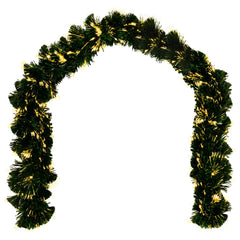 vidaXL Christmas Garland 48 LEDs Warm White PVC 4