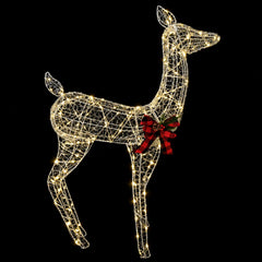 vidaXL 3D Christmas Reindeer LOVIISA 200 LEDs Warm White 4