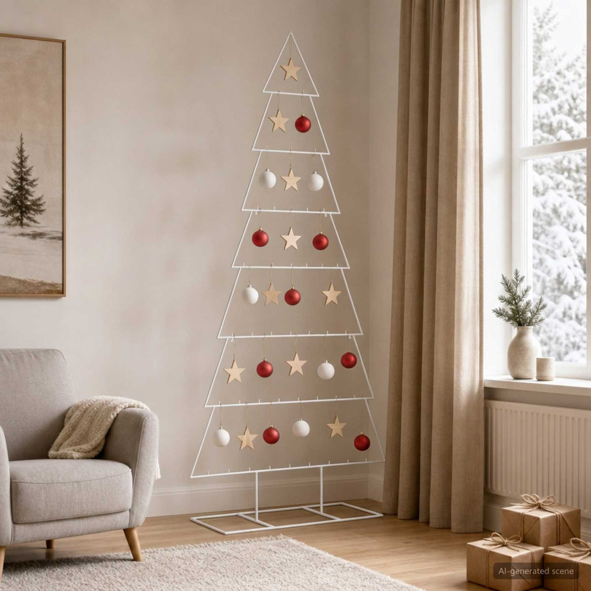 vidaXL Metal Christmas Tree for Decoration